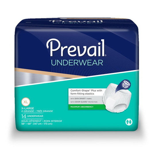 First Quality adult absorbent underwear from Pasteur Pharmacy, shown in a single white, discreet, protective undergarment for adults.
