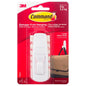 White Command Large Utility Hook with two strips, wall-mounted for damage-free hanging, holds up to 5 lbs in a home or office.