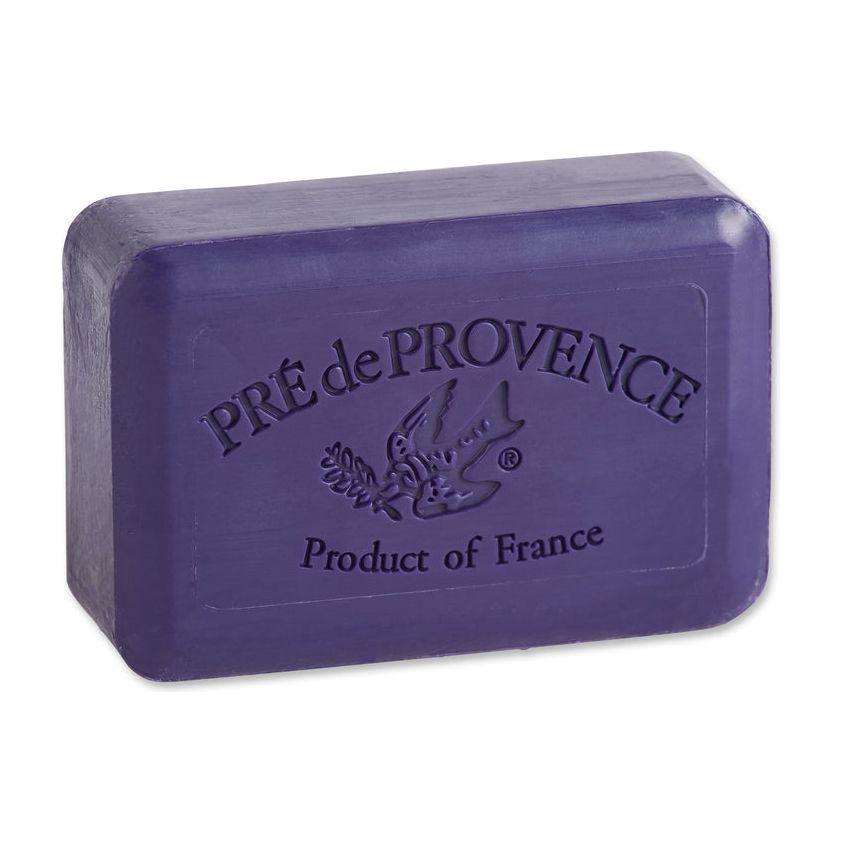 Blackcurrant and shea vegetable soap from Pre De Provence by Pasteur Pharmacy, 250g bar with rich, natural ingredients.