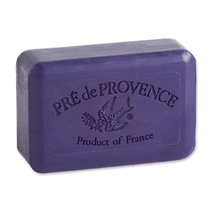 Blackcurrant and shea vegetable soap from Pre De Provence by Pasteur Pharmacy, 250g bar with rich, natural ingredients.
