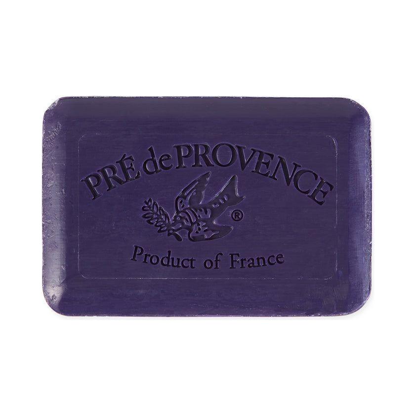 Blackcurrant and shea-enriched vegetable soap by Pasteur Pharmacy, 250g, showing a bar of soap with blackcurrant and shea ingredients