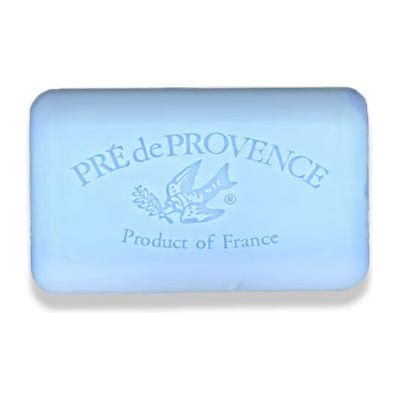 Pasteur Pharmacy Pre de Provence Starflower Shea Butter Vegetable Soap, 250g, showing a bar of enriched soap with starflower design