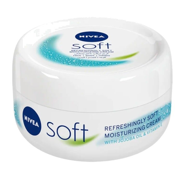 Nivea Krém Soft 200 ml container for vehicle soft tops, displayed with the product label and packaging.