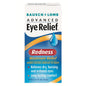 Bausch + Lomb Advanced Eye Relief sterile lubricant eye drops in 0.5 fl oz bottle, for redness relief and eye comfort.