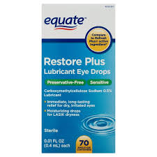 LDR Lubricant Eye Drops 0.5% Sodium Carboxymethylcellulose, 15 mL bottle, vision care product for dry and irritated eyes.