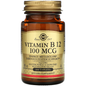 Solgar Vitamin B12 supplement in 100 tablets, 100mcg potency, natural dietary vitamin B12 supplement by Pasteur Pharmacy