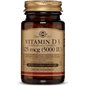 Solgar Vitamin D3 supplement in 60 vegetable capsules, 125 mcg (5,000 IU) cholecalciferol, natural vitamin D3 supplement for bone health