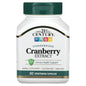 Bottle of 21st Century Cranberry Extract vegetarian capsules, 60 count, in clear bottle with label showing cranberry imagery.