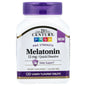 21st Century Max Strength Melatonin cherry flavor tablets, 12mg, supplement for sleep, 120-count bottle.