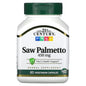 21st Century Saw Palmetto Extract capsules, 320 mg, in a bottle of 60 dietary supplement capsules, natural herbal supplement by Pasteur Pharmacy
