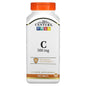 21st Century Vitamin C 500 mg tablets in a bottle, dietary supplement for immune support, by Pasteur Pharmacy.