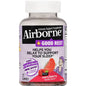 Airborne + Good Rest immune support supplement vitamins in a bottle of 27 gummies, designed to boost immunity and promote restful sleep.