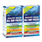 Applied Nutrition Healthy Brain All-Day Focus dietary supplement bottle, vitamins and supplements for mental clarity and focus.