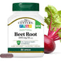 Beet Root 1000 mg capsules by Pasteur Pharmacy, dietary supplement in a bottle with 90 capsules for health support.