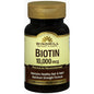 Biotin 10,000 mcg tablets from Pasteur Pharmacy, vitamin supplement bottle with 100 tablets for healthy hair and skin.