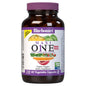 Bluebonnet Nutrition Maxi One Iron-Free Formula bottle with 60 caplets, dietary supplement for overall health and wellness.