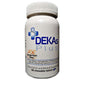 Callion Pharma Dekas Plus chewable tablets, vitamin and supplement bottles, 60-count, natural supplement for health support.
