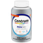 Centrum Silver Men 50+ multivitamin dietary supplement tablets in a bottle, designed for men's health and daily nutritional support.