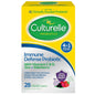 Culturelle Adult Immune Defense probiotic with elderberry chewable tablets by Pasteur Pharmacy, supports immune health.