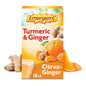 Emergen-C Fizzy Drink Mix with turmeric and ginger, citrus ginger flavor, vitamin supplement in a packet, by Pasteur Pharmacy