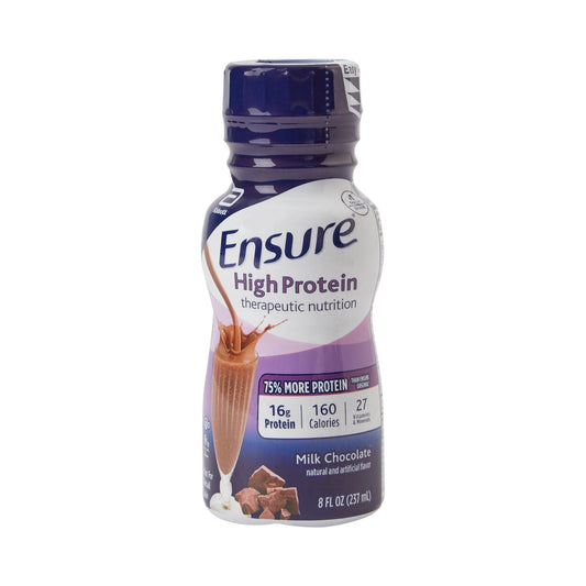 Ensure High Protein Chocolate Oral Supplement case of 24 bottles from Pasteur Pharmacy, dietary vitamins and supplements for daily nutrition.