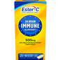 Ester-C vitamin C supplement tablets in a bottle, 60 count, from Pasteur Pharmacy, part of vitamins and supplements.