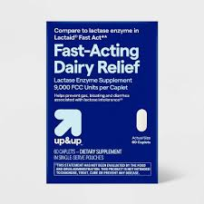 Fast Acting Lactase Enzyme caplets from Pasteur Pharmacy, 9000 FCC Units, dietary supplement for digestion support