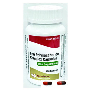 Bottle of Pasteur Pharmacy Fe PSC CP 150mg vitamins and supplements, showing the label and packaging.