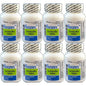 Floranex dietary supplement tablets by Pasteur Pharmacy, new formula, in a bottle with white and blue label.