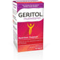 Geritol multivitamin nutrition support tablets in a bottle, dietary supplement for daily vitamin intake.