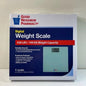 Digital electronic weight scale by Pasteur Pharmacy, 11.75" x 11.75", for accurate measurement of vitamins and supplements.