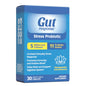 Gut Response Stress Probiotic Caplets for gut health and stress support, in a bottle of vitamins and supplements from Pasteur Pharmacy.