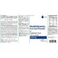 H2 Pharma multivitamin supplement with iron and fluoride bottles, colorful labels, and capsules on a white background