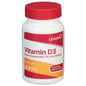 Bottle of Leader 25 mcg (1000IU) Vitamin D3 softgels from Pasteur Pharmacy, showing 100 softgel capsules in the supplement bottle.