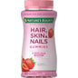 Leader™ hair, skin, nails gummy vitamins from Pasteur Pharmacy, 80 count, with colorful gummies for beauty support.