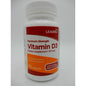 Bottle of Leader Vitamin D3 50mcg supplement from Pasteur Pharmacy, featuring a white label with orange accents and dosage information.