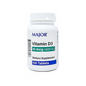 Major 10 Mcg Vitamin D3 supplement in a bottle of 100 tablets, from Pasteur Pharmacy, part of Vitamins & Supplements collection.