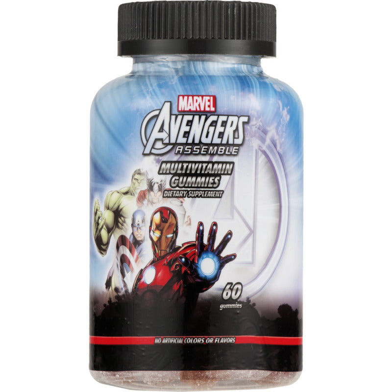 Marvel Avengers Multivitamin Gummies from Pasteur Pharmacy, complete vitamins and supplements for immune support and daily health.
