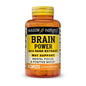 Mason Natural Brain Powder with Sage Extract supplement, 60 count, in a clear container with a label showing product details.