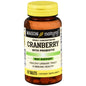 Mason Natural cranberry with probiotic dietary supplement tablets in bottle, 60 count, for urinary health and digestion support
