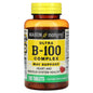 Mason Natural Ultra B-100 Complex vitamin supplement bottles with 100 tablets, designed to support energy and overall health.