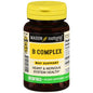 Mason Natural Vitamin B Complex softgels in a bottle, dietary supplement for energy and metabolism support.