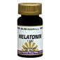 Melatonin 1 mg tablets in a bottle, dietary supplement from Pasteur Pharmacy, 100 count for sleep support and relaxation.