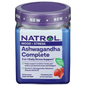 Natrol Ashwagandha Complete Gummies in a bottle, dietary supplement vitamins and supplements for stress relief and wellness.