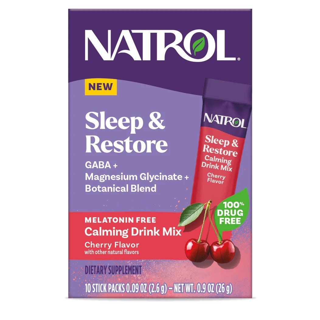 Natrol Sleep & Restore vitamins and supplements, 10-pack, natural sleep support from Pasteur Pharmacy.