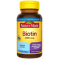 Nature Made Biotin 1000 mcg softgels in a bottle, part of vitamins and supplements by Pasteur Pharmacy.