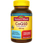 Nature Made CoQ10 Extra Strength 400 mg softgels in clear bottle, dietary supplement for heart health and energy support