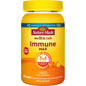 Nature Made Immune Max Tangerine gummies, 3-in-1 blend, vitamins and supplements for immune support, in orange-flavored gummy form.