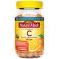 Nature Made Vitamin C 1000mg supplement bottle, maximum strength dosage, in a white container with a blue label.