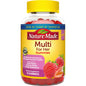 Nature Made multivitamin for her gummies, colorful vitamin supplement in a clear bottle, designed for women's health and wellness.